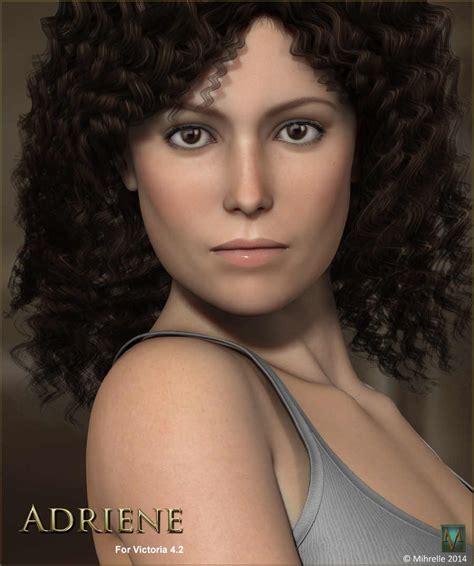 Sigourney Weaver Mrl Adriene Celebrity 3d Model For Daz