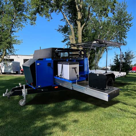 2022 Kinlife Factory Supply Toy Hauler Camping Trailer With Big Tank