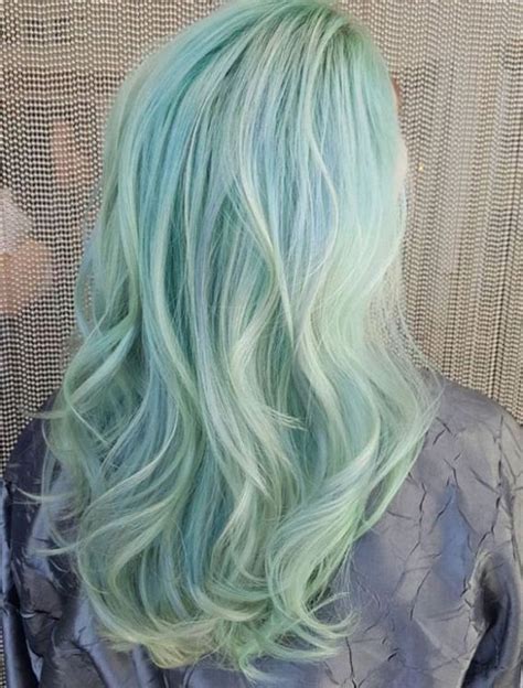 20 Mint Green Hairstyles That Are Totally Amazing In 2020 Pastel