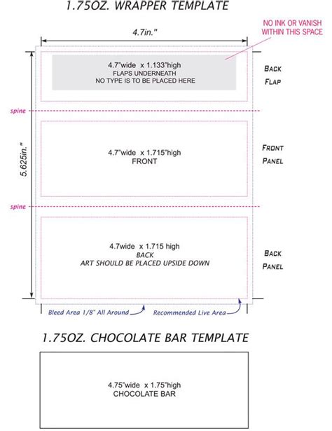 candy bar wrappers template google search baby shower