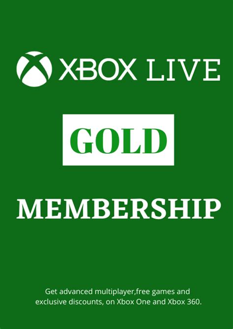 Xbox Live Gold Membershipxbox One360 Yolo Gamingkey