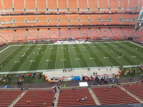 Section 533 At Cleveland Browns Stadium