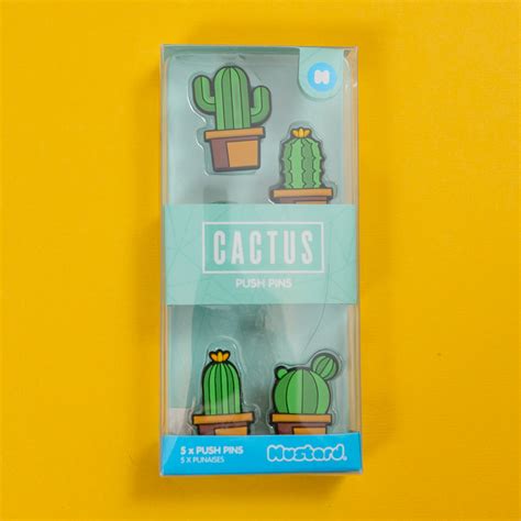 Cactus Push Pins Ink Drops The Uks Happiest Stationery Shop