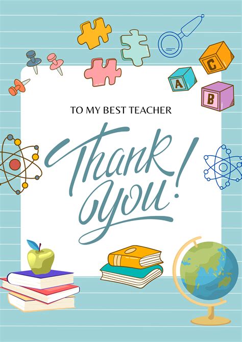 Sample Thank You Letter To Teacher From Student Teacherph