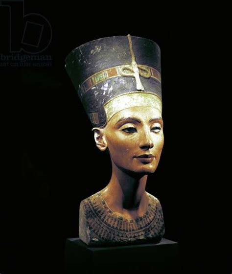 Bust Of Nefertiti C1370 C1330 Bc Great Royal Wife Chief Consort To The Egyptian Pharaoh