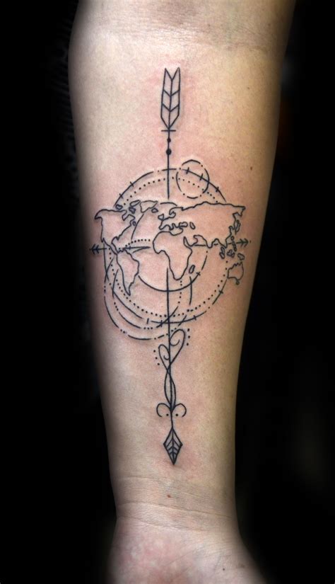Mapa Mundi Tattoo Thiago Padovani Tatuagem Tatuagens Mapa Mundi My