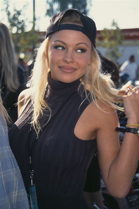 9 Of Pamela Andersons Best Early Beauty Looks British Vogue