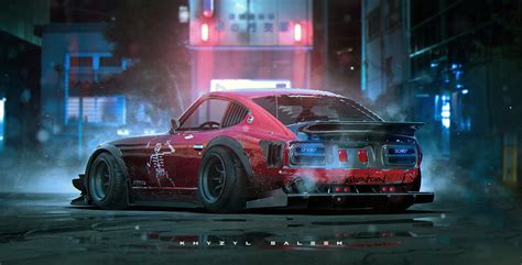 Customize your desktop, mobile phone and tablet with our wide variety of cool and interesting jdm wallpapers in just a few clicks! Red coupe digital wallpaper, Khyzyl Saleem, car, Datsun 240Z , render HD wallpaper | Wallpaper Flare