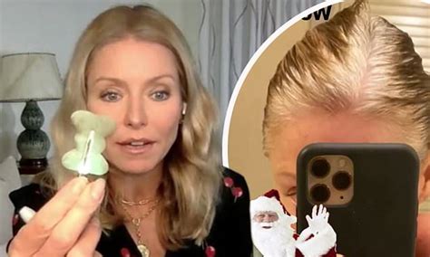 Kelly Ripa Reveals She Has Been Using Barrettes To Cover Up Her Growing