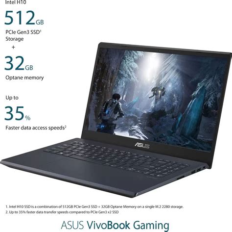 Asus Vivobook F571gt Al318t Gaming Laptop 9th Gen Core I7 16gb 512gb