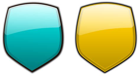 Clipart Glossy Shields 8