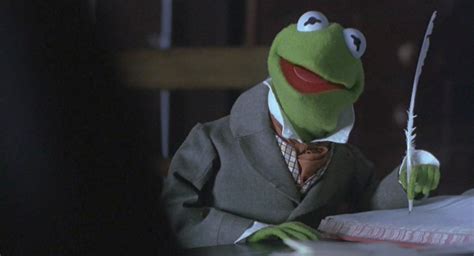 Steal His Look Kermit The Frog As Bob Cratchit In Muppet Christmas Carol