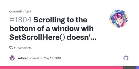 scrolling to the bottom of a window wih setscrollhere doesn t scroll all the way · issue 1804