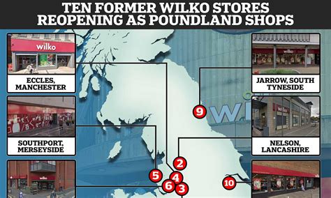 Ten Former Wilko Stores Will Reopen As Poundland Shops Within Days