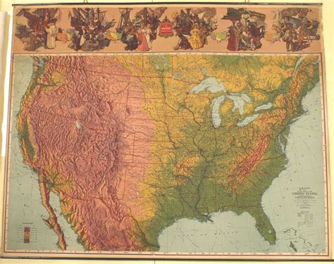 Old World Auctions Auction 146 Lot 147 Ohmans New Relief Map Of
