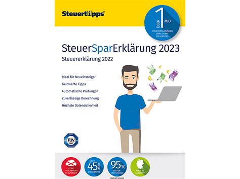 SteuerSparErklärung 2023 für Steuerjahr 2022 PC auf online kaufen