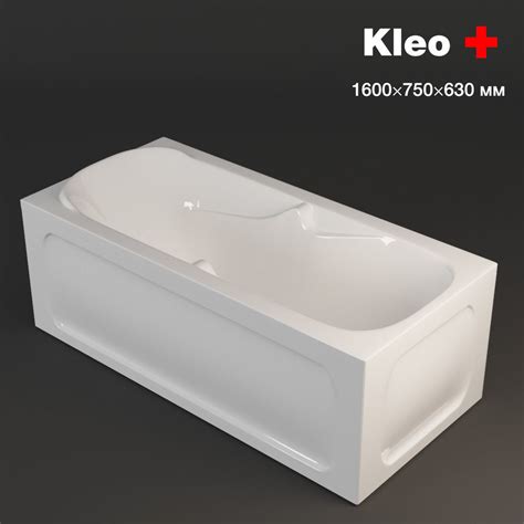 Bath Rectangular Kleo 3d Model Cgtrader