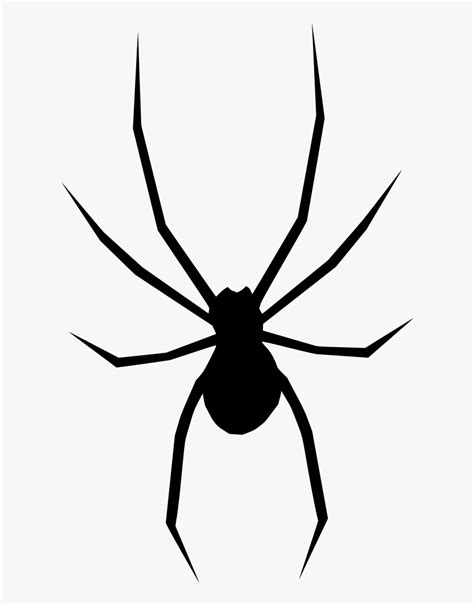 Black Widow Spider Cartoon Image