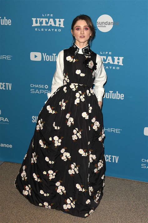 Natalia Dyer Attends Velvet Buzzsaw Premiere During Sundance Film