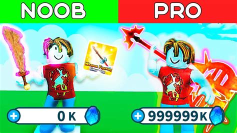 Noob To Pro Weapon Fighting Simulator 1 Roblox Youtube