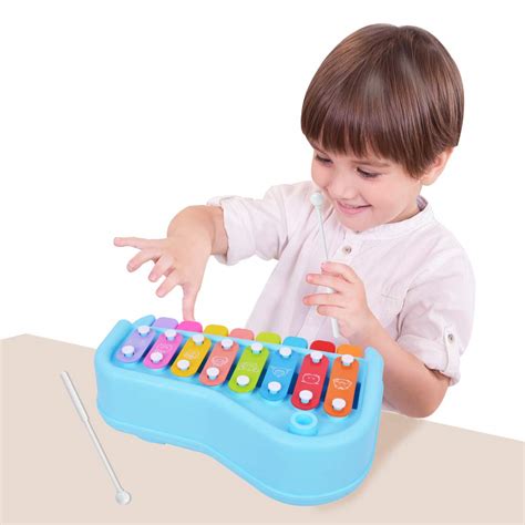 Buddyfun 2 In 1 Baby Piano Xylophone Toy Educational Musical Instrument
