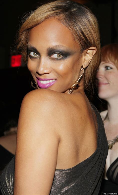 Tyra Banks Attends The Annual Moth Ball In Scary Make Up Photos