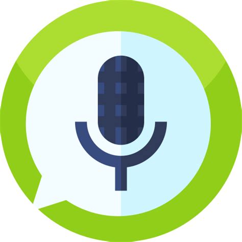Voice Chat Geometric Flat Circular Flat Icon