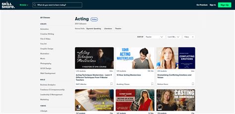 10 Websites To Learn Acting Lesson Online Free And Paid Acting Courses Cmuse