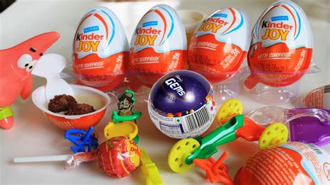 New Kinder Joy Surprise Egg Opening And Gems Ball Surprise Egg Best