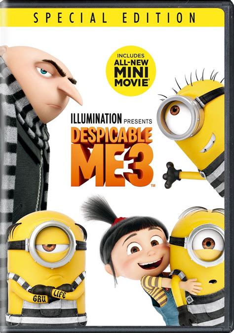Despicable Me 3 Dvd Release Date December 5 2017