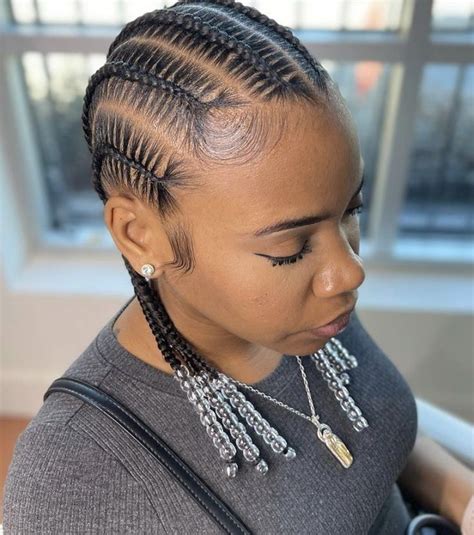 44 braids with beads hairstyles every gorgeous lady should wear short box braids hairstyles