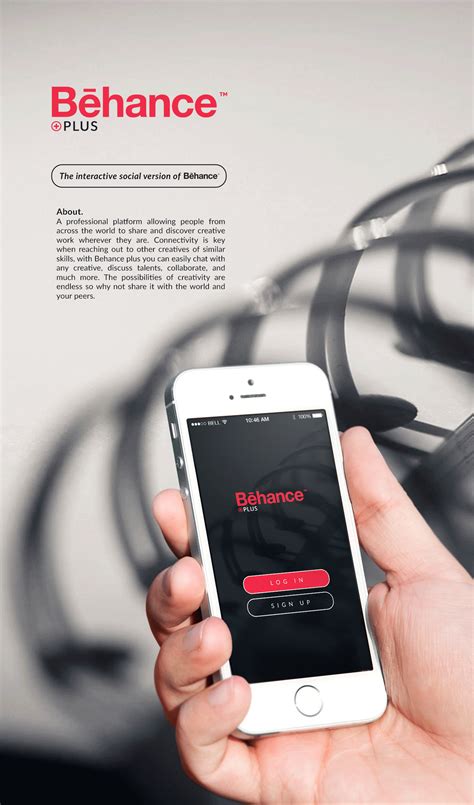 Behance Plus iPhone App on Behance | Iphone apps, Behance, App