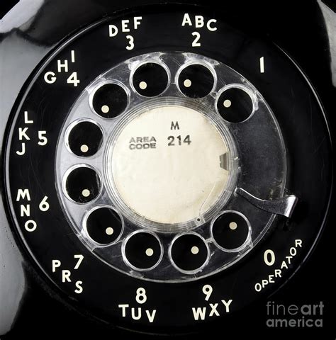 Old Rotary Telephone Dial Photograph By W Scott Mcgill Pixels