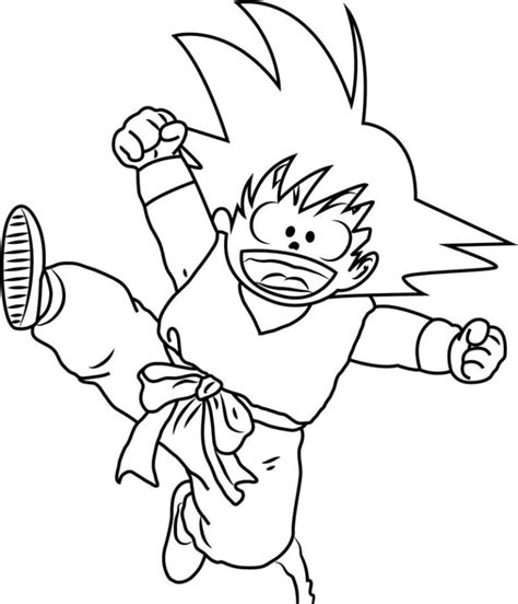 Dragon Ball Z Coloring Pages Free Printable Coloring Pages