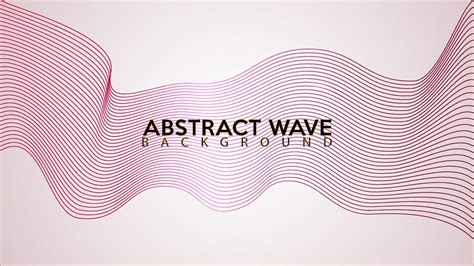 Pinky Abstract Wave Line Background Design Vector 9358930 Vector Art At