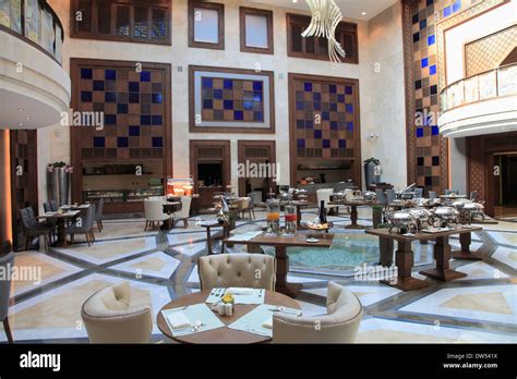Qatar Doha Souq Waqif Al Bidda Boutique Hotel Interior Stock Photo