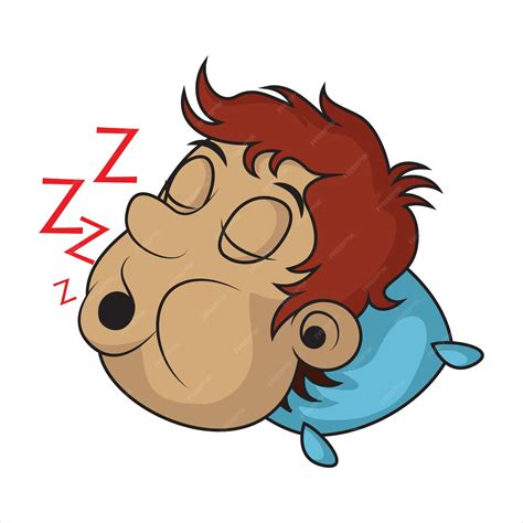 Premium Vector | Man sleeping soundly