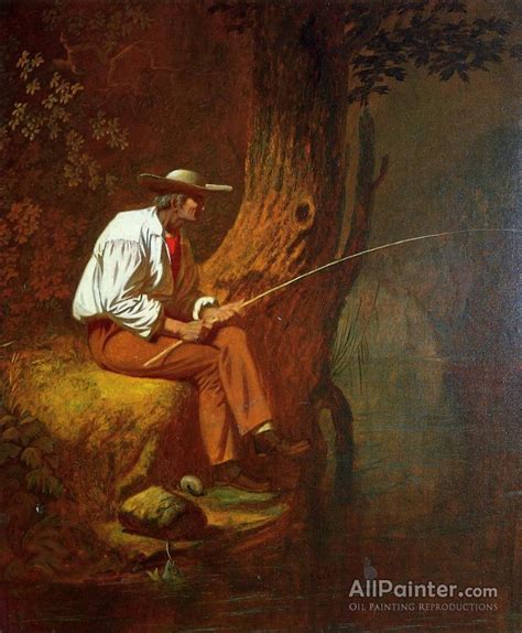 George Caleb Bingham Mississippi Fisherman Oil Painting Reproductions For Sale Allpainter