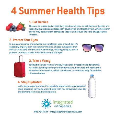 Summer Health Tips Integrated Orthopedics