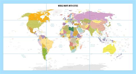 10 Best Large World Maps Printable