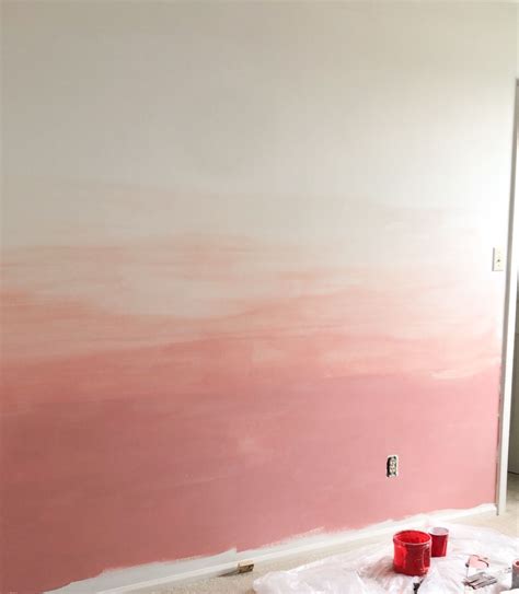 Diy Ombre Wall Mural Tutorial—on Trend And Easy Project Nursery