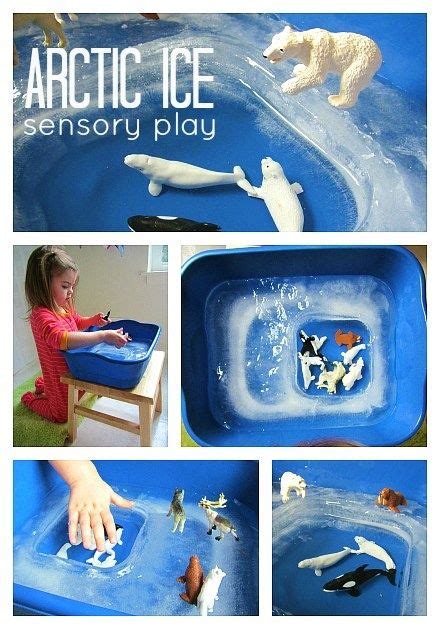 Arctic Ice Sensory Play In 2020 Kids Sensory Sensory Play Arctic