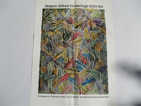 Jasper Johns Drawings 1970 80 By Johns Jasper 1981 Anartist
