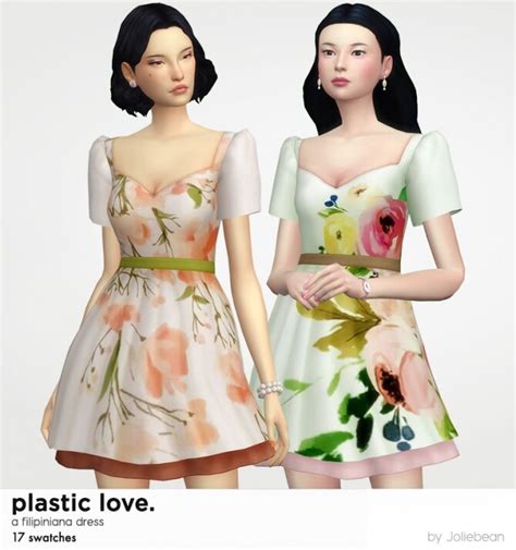 Plastic Love Filipiniana Dress At Joliebean Sims 4 Updates