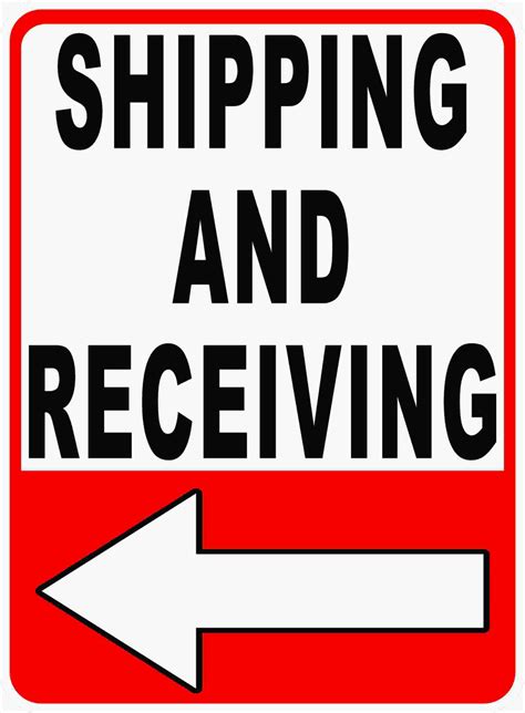 Shipping And Receiving Sign Signs By Salagraphics