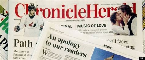 Job cuts at Halifax Chronicle Herald and Globe and Mail as advertising ...