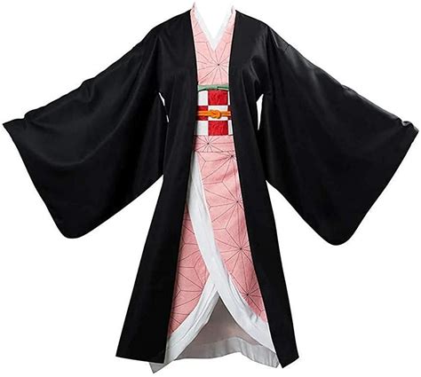 Unisex Costumes Kimetsu No Yaiba Cosplay Costume Cape Kimono Dress