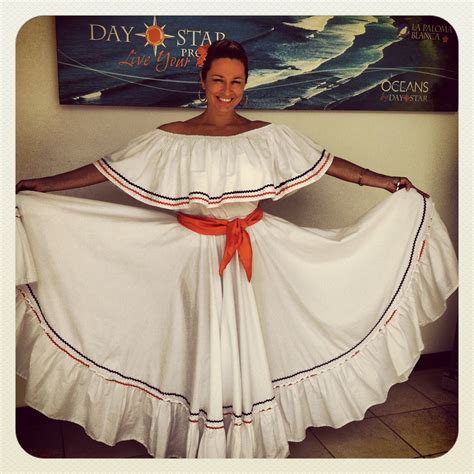 Independence Day Costa Rica Folk Dresses Fashion Flowy Maxi Skirts