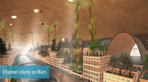 What Could A Large Space Colony On Mars Actually Look Like