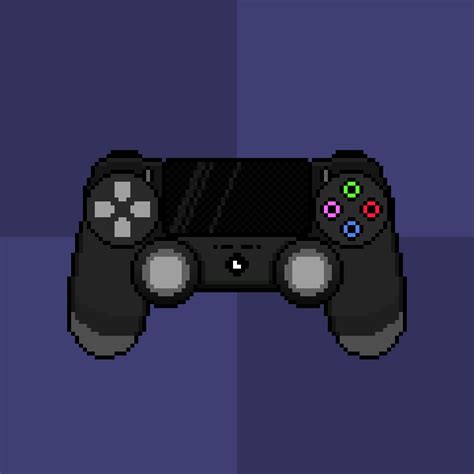 Ps4 Controller Pixel Art By Amaniness On Deviantart Pixel Art Cool Images